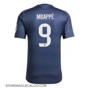 Real Madrid Kylian Mbappe #9 Maglia Gara Trasferta Repliche 2025-26